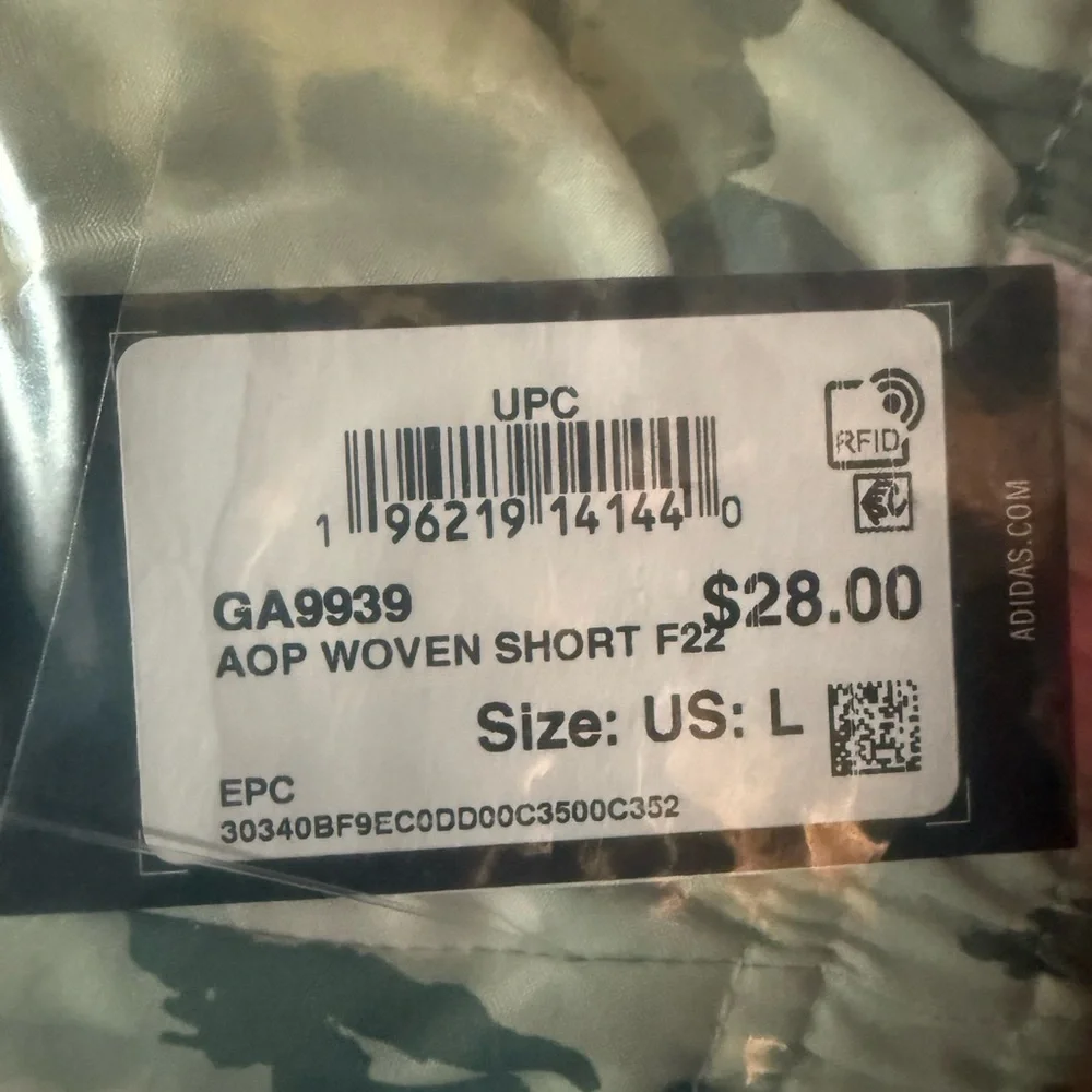 adidas Kids Sage Green Woven Shorts